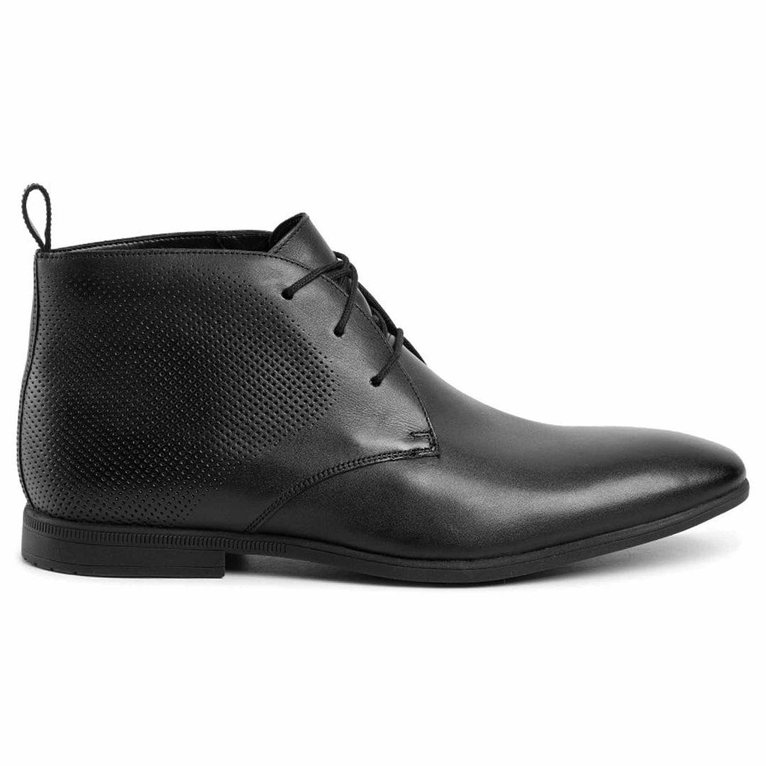 Clarks Bampton Up Herren Black Stiefel