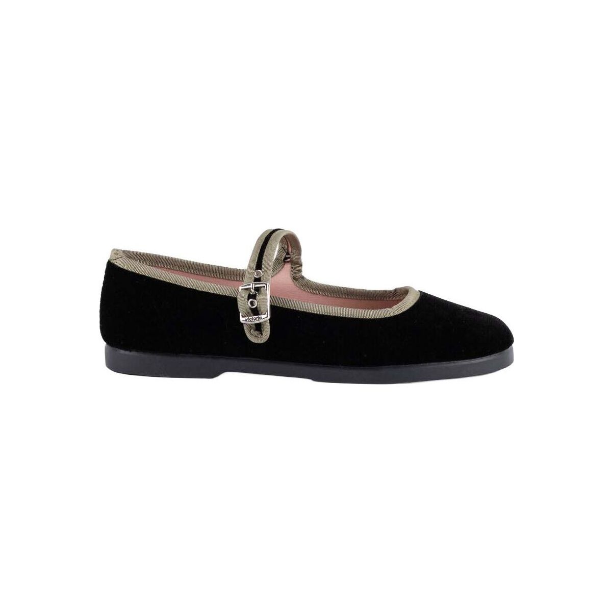 Victoria Gong-fu Bailarina Terciopelo Contraste Women negro (10) 35 1080123-10-35
