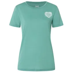 Super Natural, Damen, Sportshirt, Little Heartwood (S), Grün