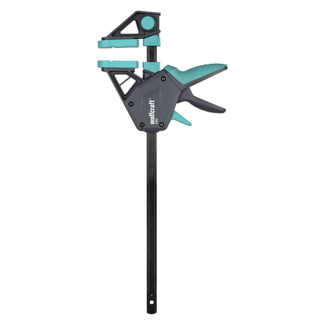 wolfcraft 3091000 Einhandzwinge Spann-Weite (max.):300 mm Produktabmessung, Läng (300 mm) (3091000)