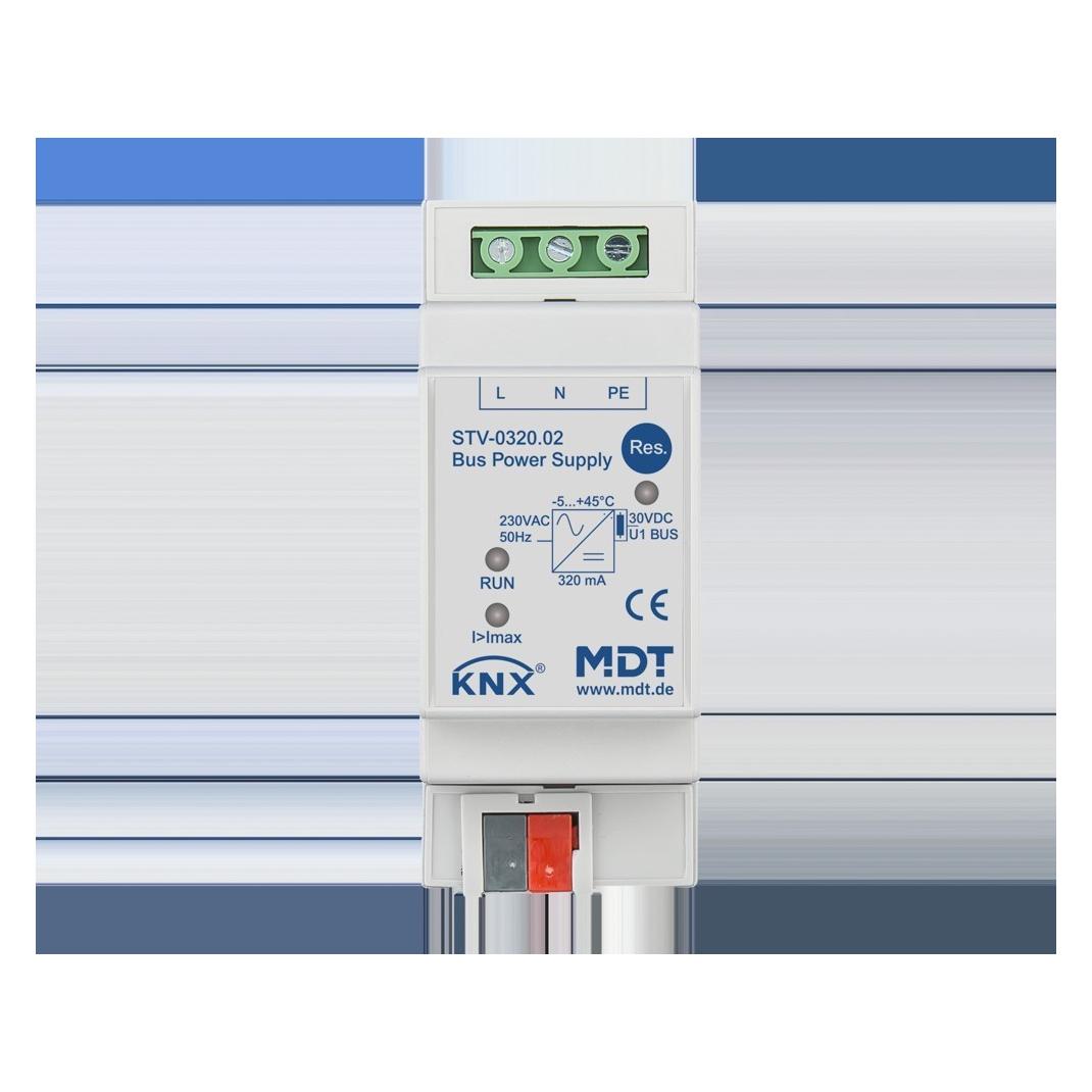 MDT EIB/KNX Busspannungsversorgung, 2TE, REG, 320/640mA - STV-0320.02 (STV-0320.02)