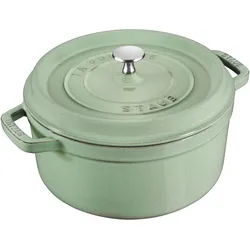 Zwilling La Cocotte Cocotte, 18 cm Salbeigrün rund Gu, Pfanne + Kochtopf, Grün