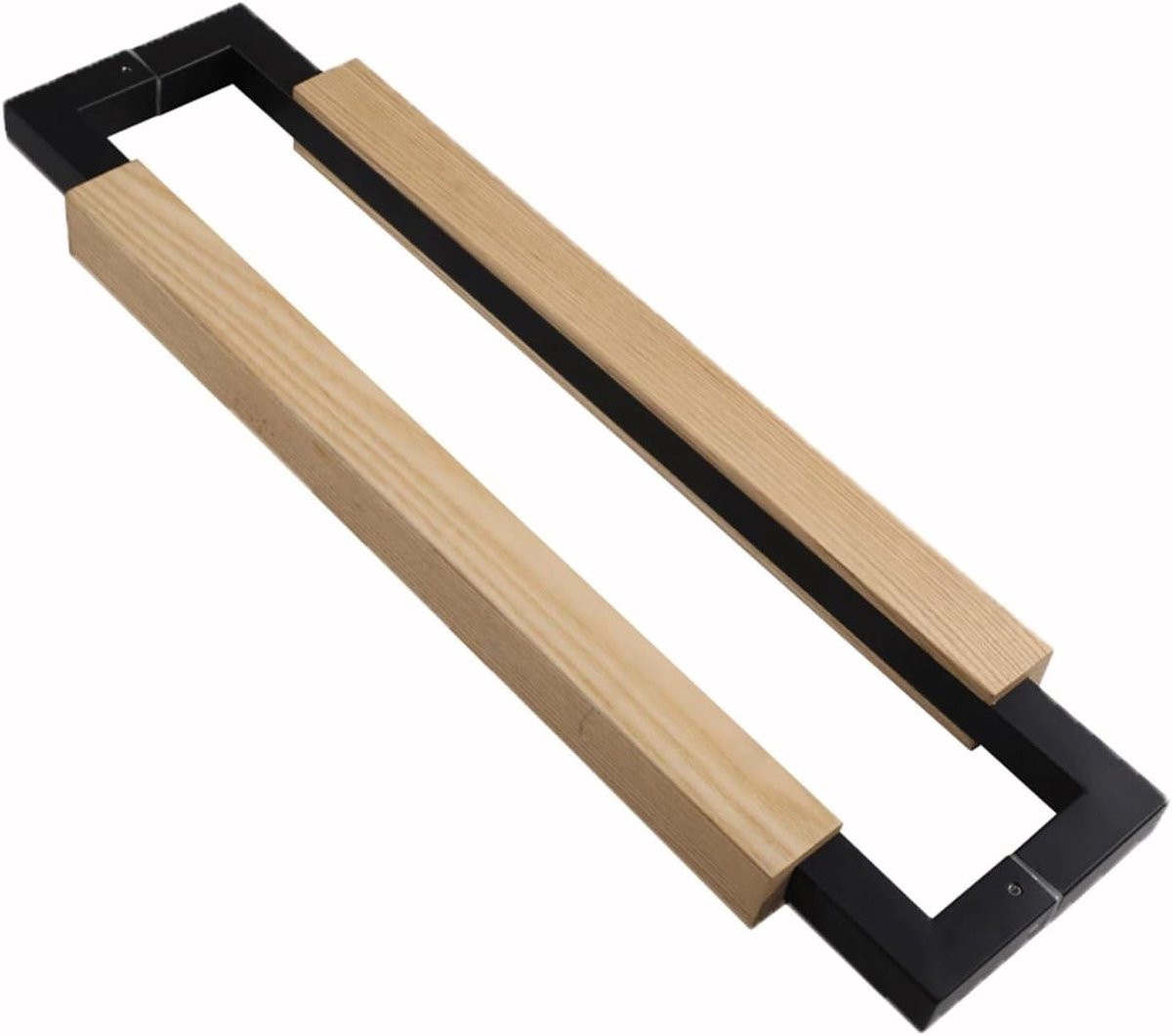 Deurhendel voor schuifdeur en meubels van massief natuurlijk hout, 40 cm