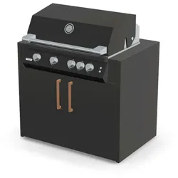 Brabura Fusion 400 RM Modul | Neustes Edelstahlmodell - Schwarz / Anthrazit / Holzgriff
