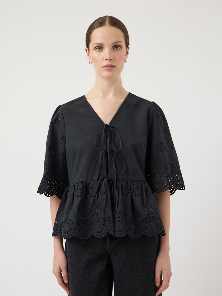 YAS Bluse in Schwarz - 34