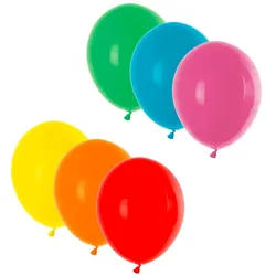 100x Luftballons bunt Ø18cm