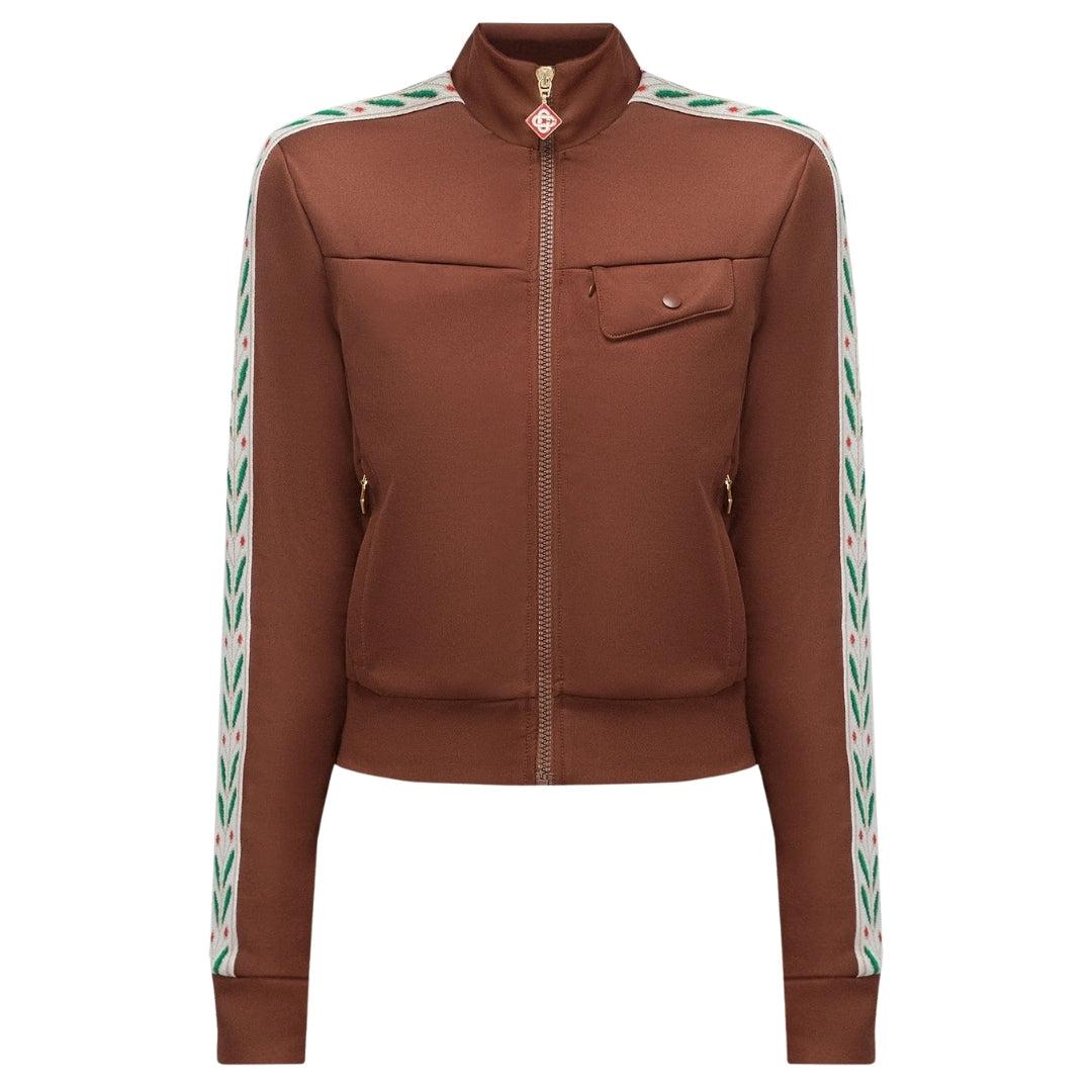 Casablanca Laurel Track Top Braune Jacken