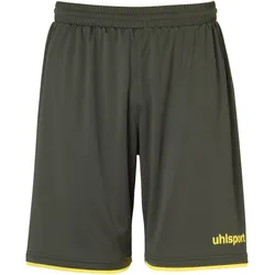 uhlsport Club Fußball Shorts dark olive/fluo gelb L