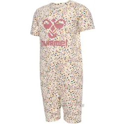 hummel hmlKAREN AOP kurzarm Baby-Strampler 8014 - turtledove 92