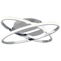 Reality Deckenleuchte Lane Metall Silber Chrom