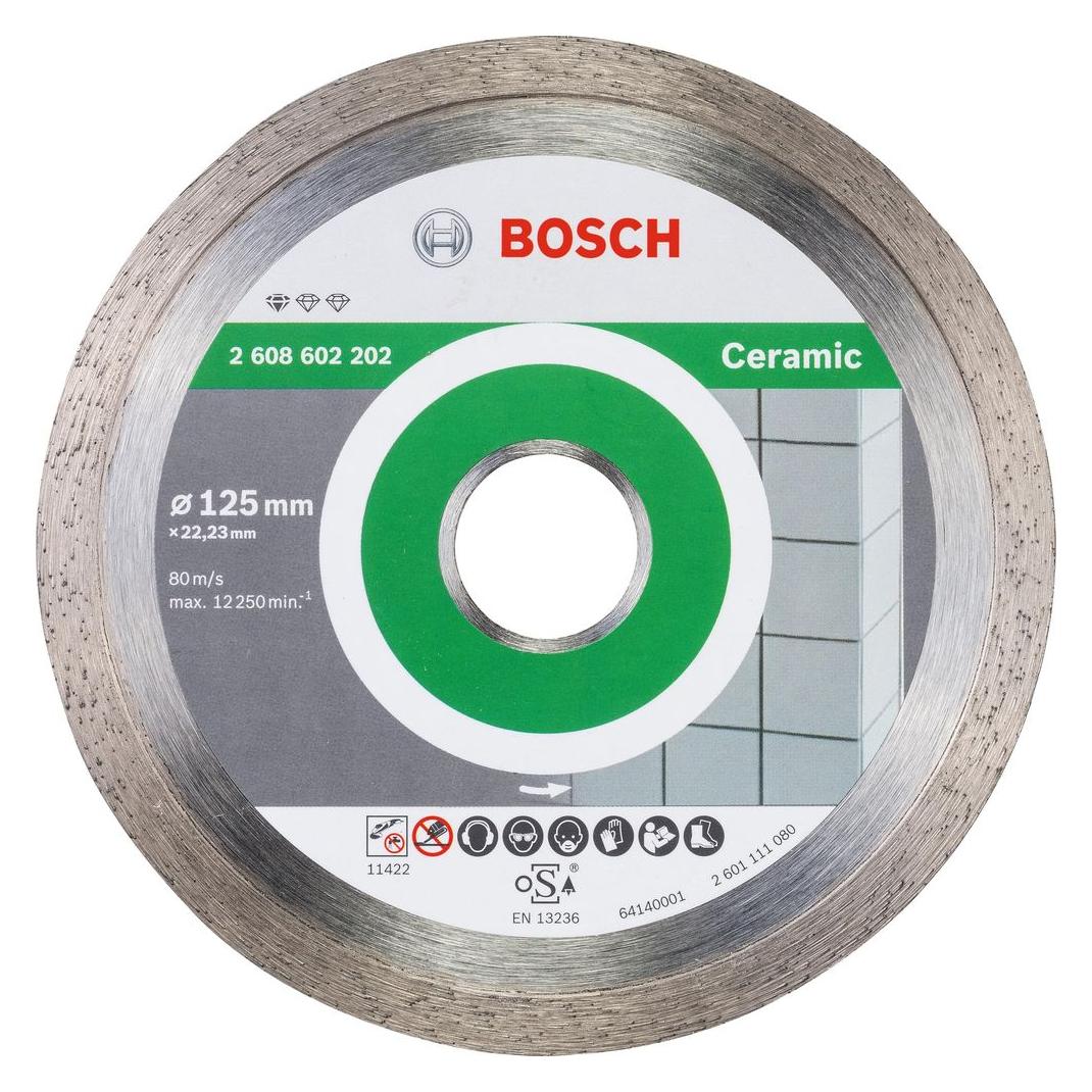 Bosch Professional Zubehör Diamanttrennscheibe Standard for Ceramic (2608602202)