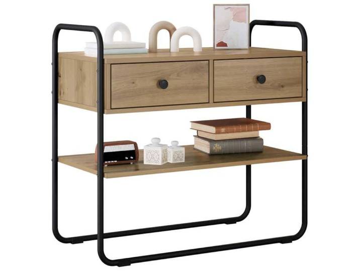 BESTLIFE Table console Chêne artisanal 100 x 40 x 75 cm avec manuel de montage（37842164）VIDAXL