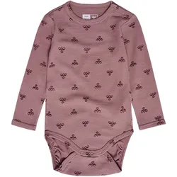 hummel hmlBAMBO langarm Strampelanzug Kinder 8719 - twilight mauve 80