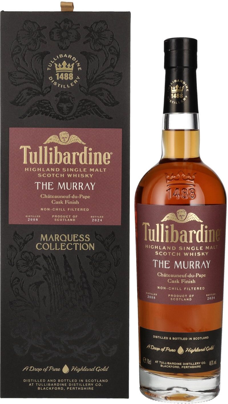 Tullibardine THE MURRAY The Marquess Collection Châteauneuf-du-Pape Finish 2008 46% Vol. 0,7l in Geschenkbox