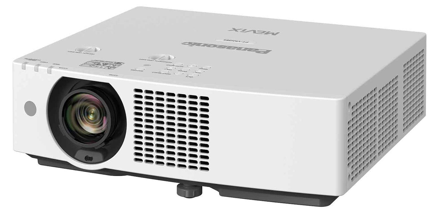 Panasonic PT-VMQ75EJ 4K Beamer mit 7300 Lumen und weitem Lens-Shift für mittelgroße Räume, weiß