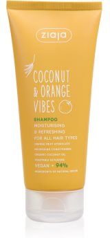 Ziaja Coconut & Orange Vibes champô hidratante para todos os tipos de cabelos 200 ml. Coconut & Orange Vibes