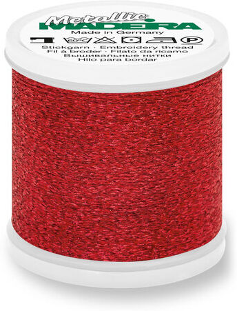 MADEIRA Stickgarn Metallic "Sparkling", Stärke 40, 200 m-Spule, rot