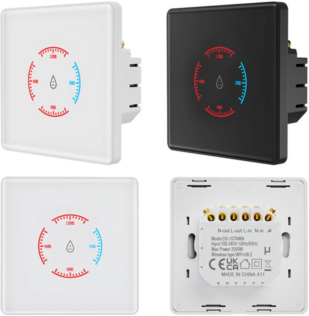 INF Smarter Wassererhitzer-Schalter kompatibel mit Tuya, kompatibel mit Google Home, kompatibel mit Alexa, kompatibel mit