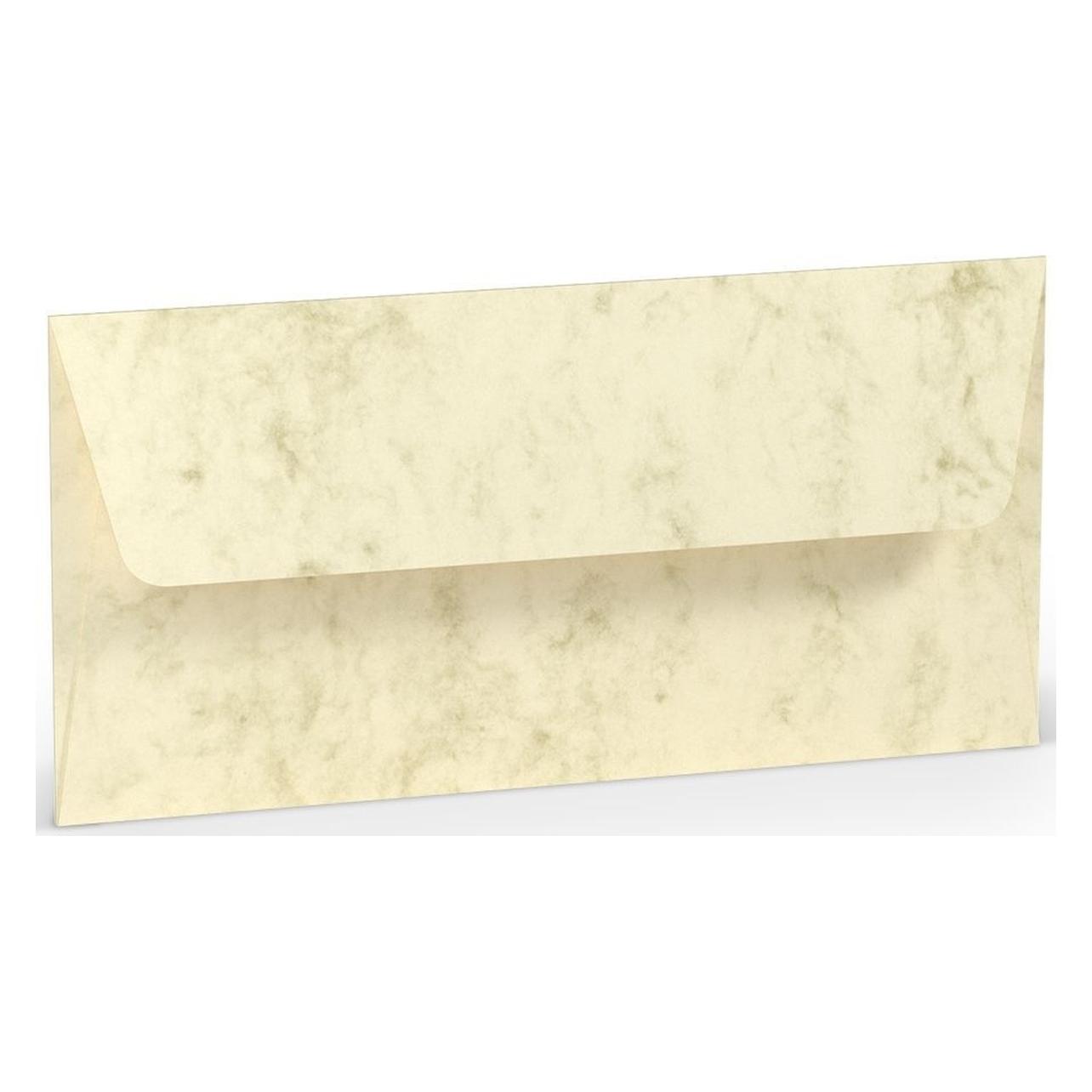 Magni 220702506 - Coloretti Briefumschläge, 80 g/m², DIN lang, chamois marmora, 5 Stück (DL, 5x) (220702506)