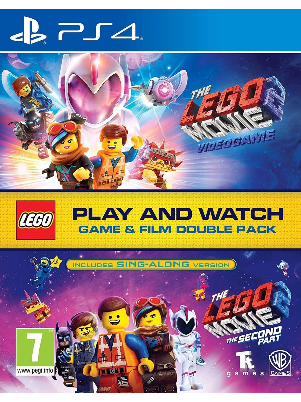 Lego Movie 2 Game & Film Double Pack - Sony PlayStation 4 - Action - PEGI 7