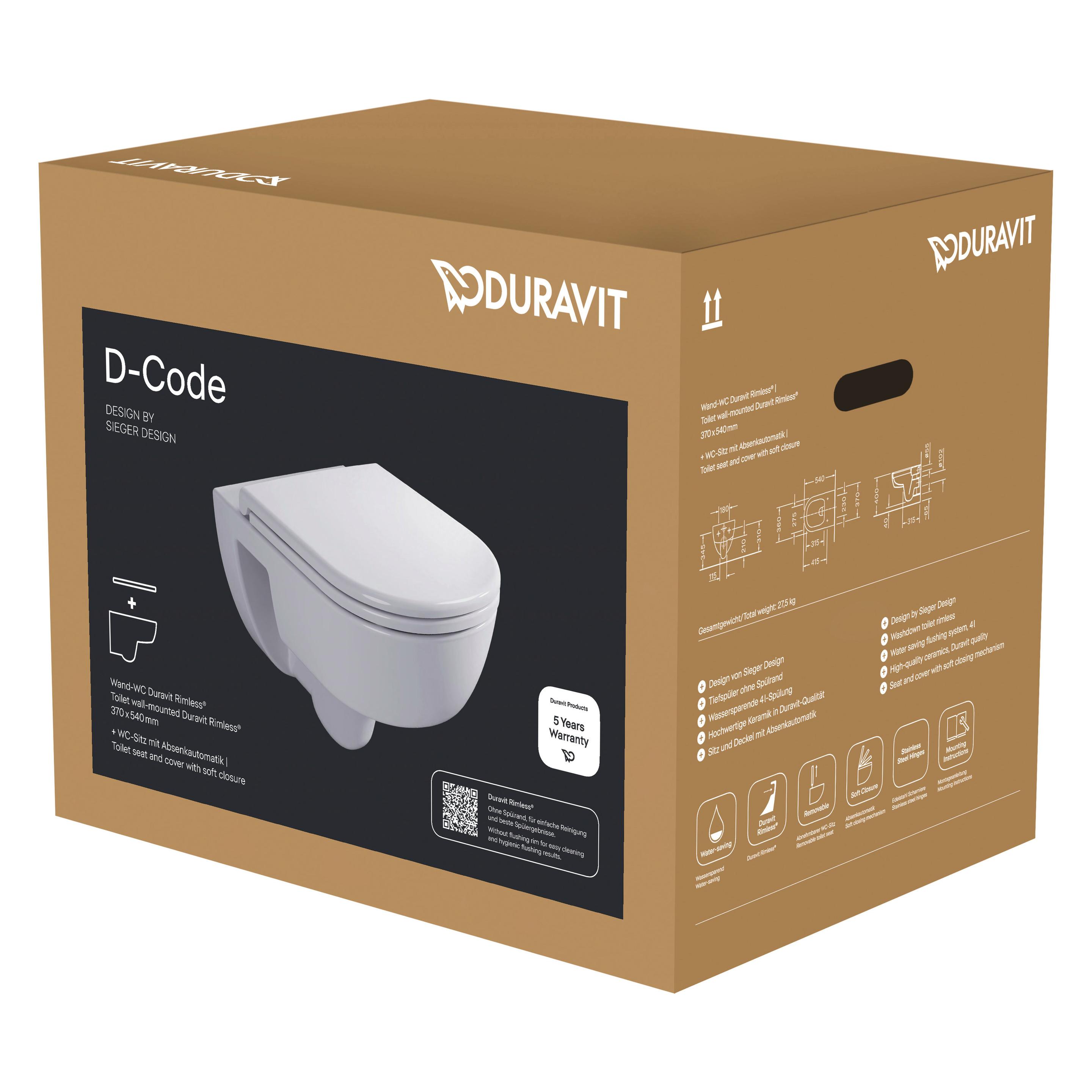 Duravit WC-Set D-Code (45130900A1)