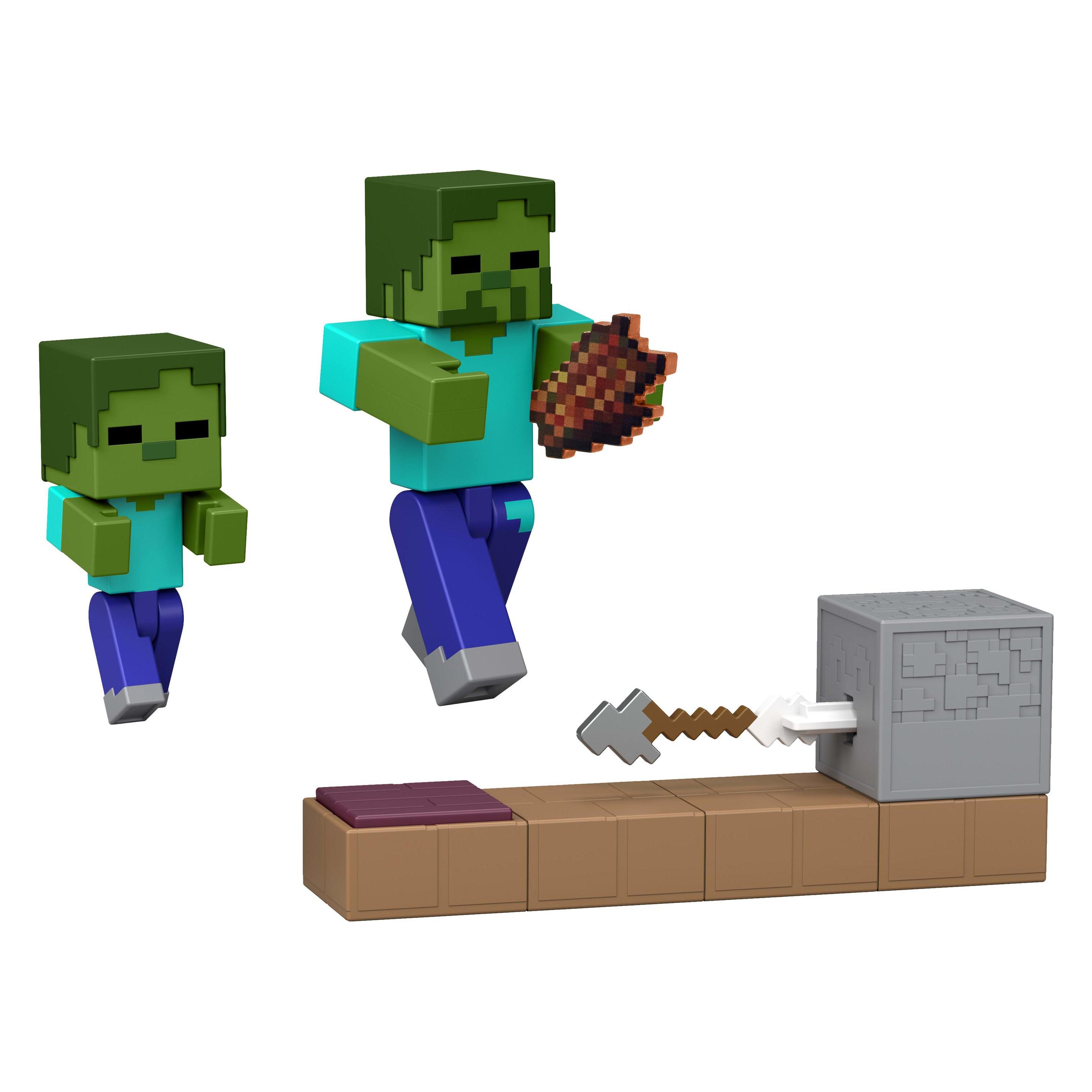 Mattel Minecraft Redstone Charged Zombie Arrow Trap (JKK03)