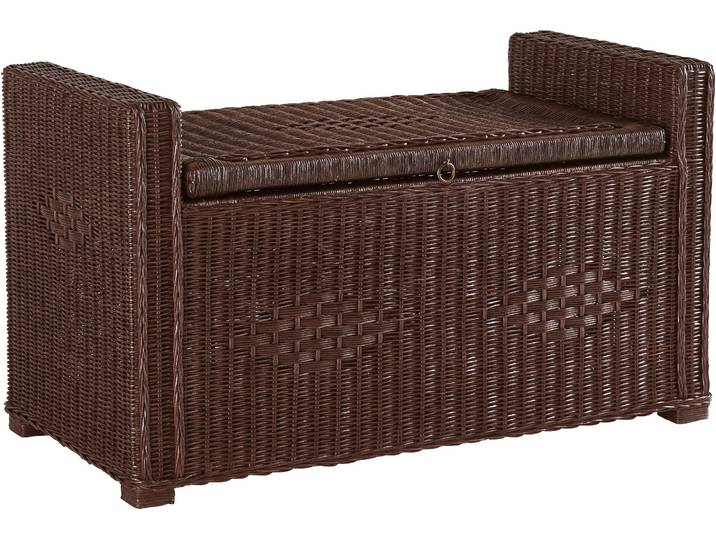 Home affaire Schönerempfang Rattan-Bank, OTTOs Choice, Belastbar bis max. 80 Kg, mit Stauraum