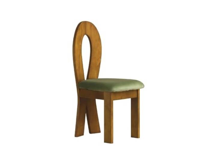 tDZP7yWpc Küchenstühle Gepolsterte Esszimmerstühle mit Holzbeinen, Mid-Century Modern gepolsterte offener Rückenlehne for Esszimmer, Küche(Natural)