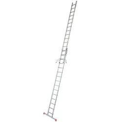 Krause Schiebeleiter »MONTO Fabilo« 2x 15 Sprossen grau, 113x440 cm