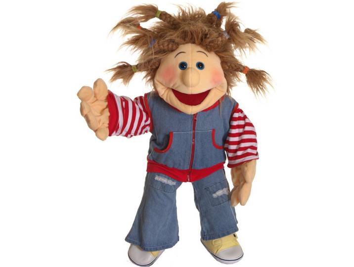 Living Puppets Handpuppe Handpuppe Ronja Living Puppets 65 cm W277 (Packung), Sehr gut geeignet um Geschichten zu erzählen