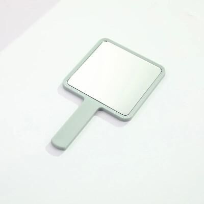 Uplift Picks Square Handheld Makeup Mirror Portable Vanity Mirror With Comfortable Handle blue