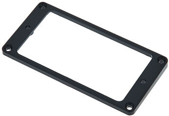 Harley Benton Hu Frame Flat Top Black Neck Schwarz