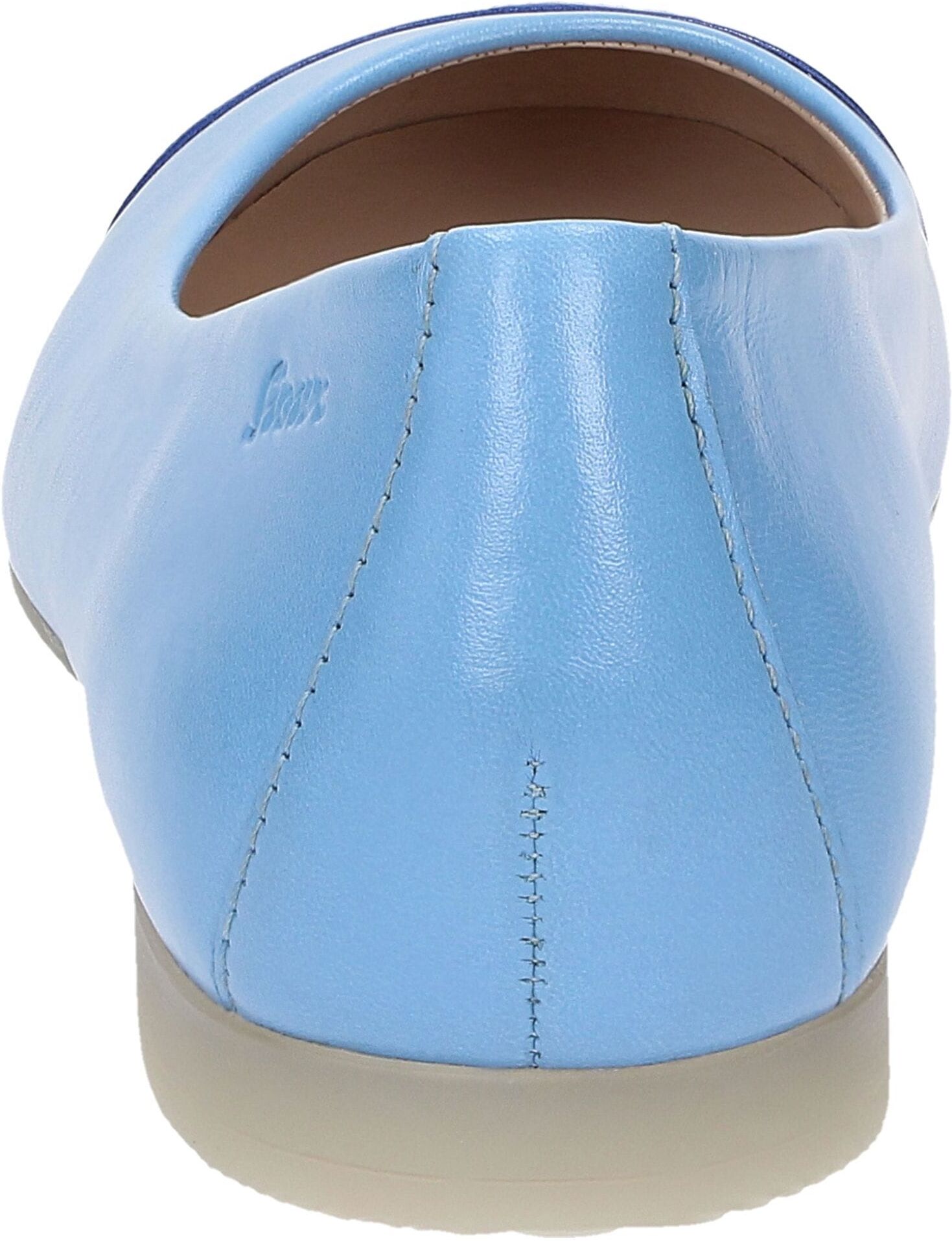 Ballerina SIOUX "Villanelle-702", Damen, Gr. 41 (UK 7), blau, Obermaterial: 100% Lammnappaleder LANA. 100% Gummi rubber., Schuhe Ballerina