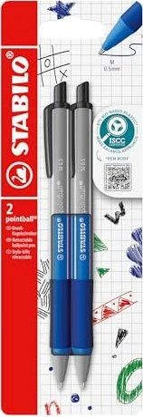 STABILO pointball colorful, blau - 2er Set, 2 Stück