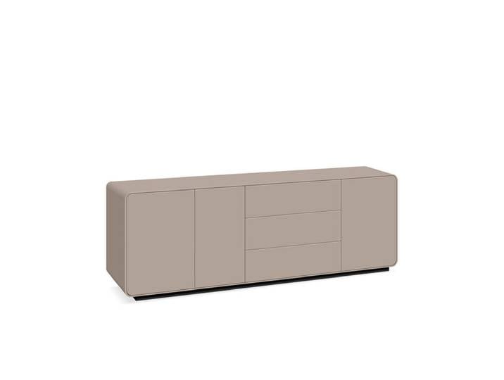 Sideboard TOMASO 200,3 x 43 x 85 cm Lack Taupe matt