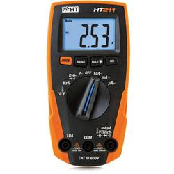 HT Instruments HT211 Hand-Multimeter kalibriert (ISO) digital ISO kalibriert CAT III 600 V Anzeige (Counts): 4000