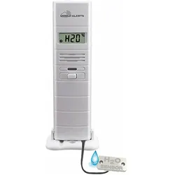 Technoline MA 10350, Temperatur- / Luftfeuchtigkeit- / Wassersensor, 1.5m Kabel, Wetterstation Zubehör, Weiss
