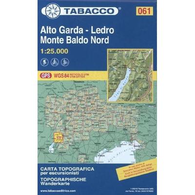 Tabacco Wandern 1 : 25 000 Riva del Garda - Ledro - Monte Baldo Nord, Karte von , Tabacco Editrice, 978-88--8315105-7
