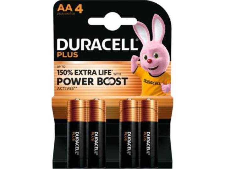 Duracell - Pile Plus Powerboost Aa X4