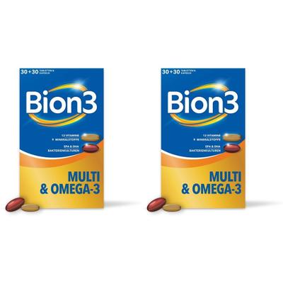 Bion3 Multi+Omega-3 Kombipackung 30 Tabl.+30 Kaps. 2x 2x2x30 St