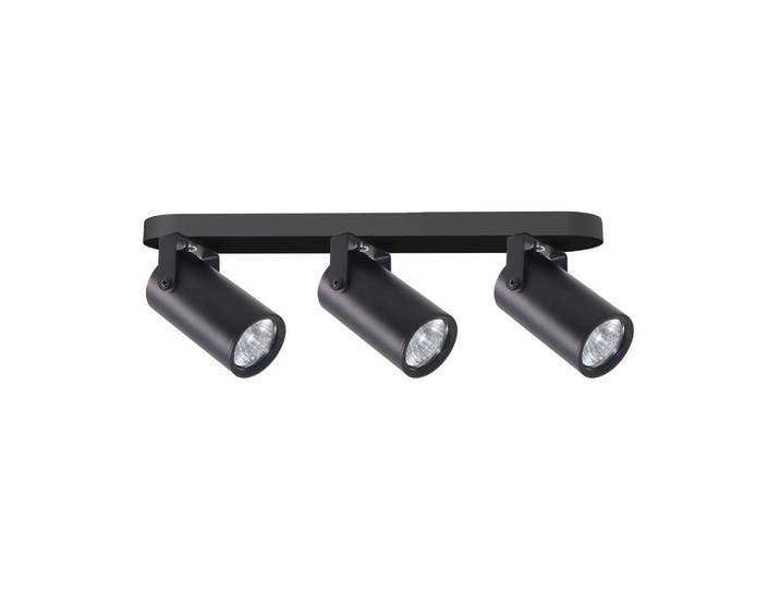 Strahler Gary, Schwarz, Metall, 5.5x13x44 cm, RoHS, Europäischer Sicherheitsstandard, einfach zu transportieren, Lampen & Leuchten, Innenbeleuchtung, Spots & Strahler, Deckenspots