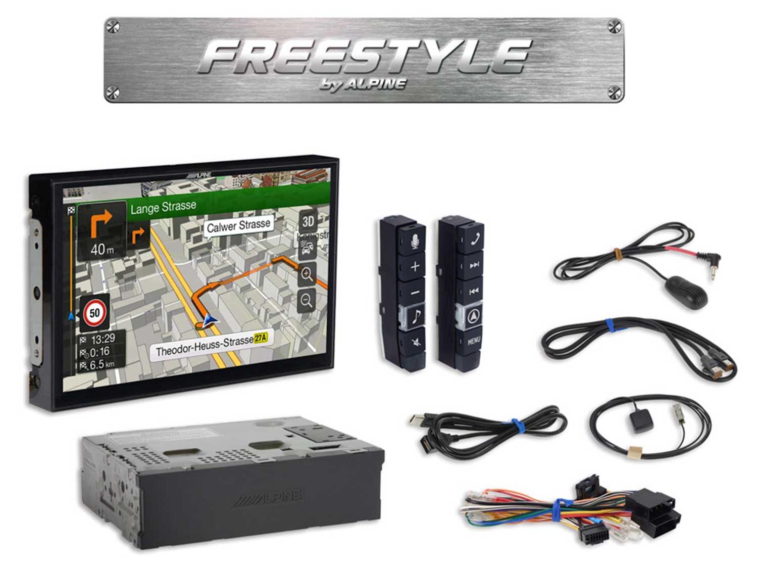 Alpine X902DC-F, Osteuropa, Westeuropa, 3 Jahr(e), 22,9 cm (9"), 800 x 480 Pixel, LCD, 2.1+EDR
