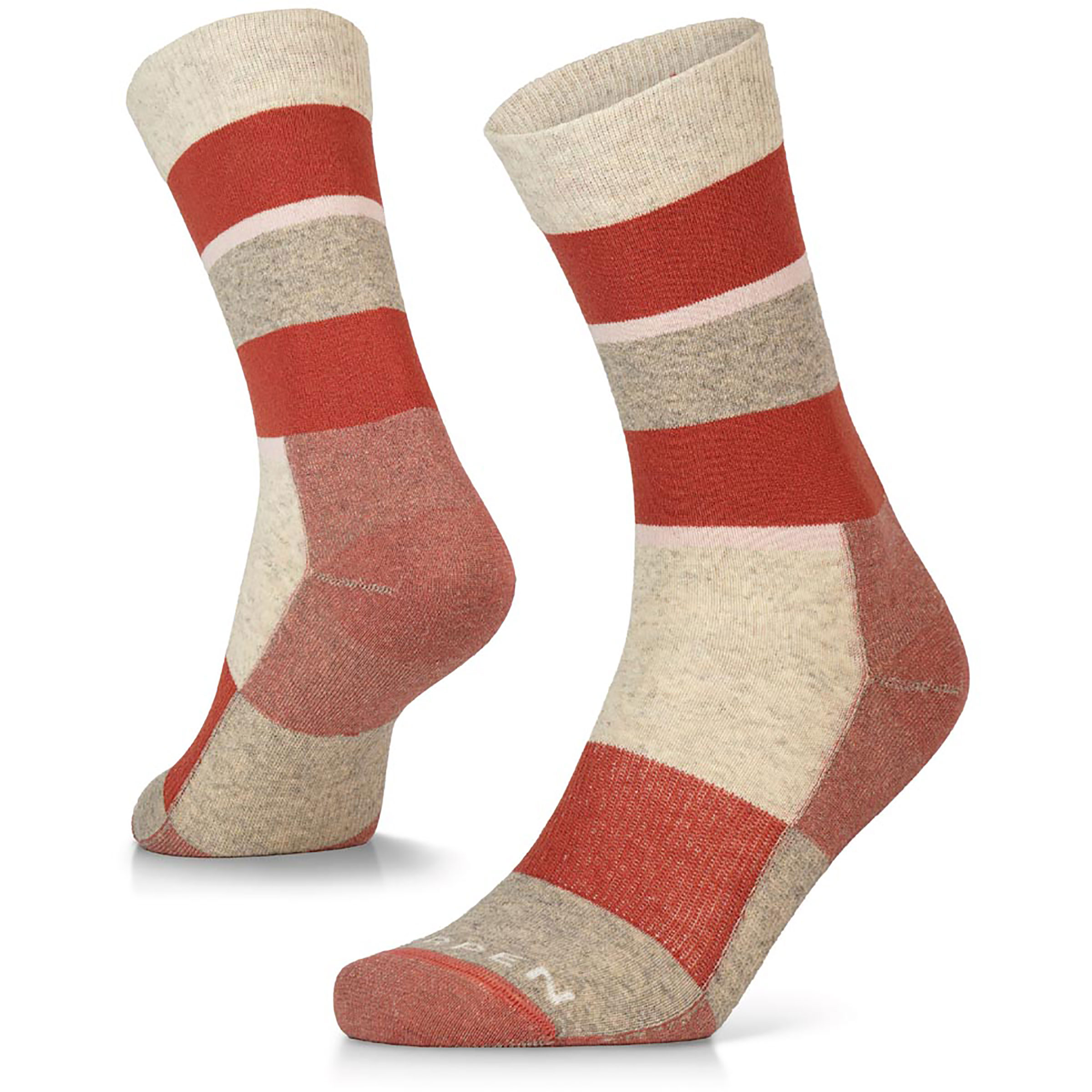 Lorpen Lifestyle Wool Stripe Crew Freizeitsocken beige Größe 47 Lifestyle Widerstandsfähig
