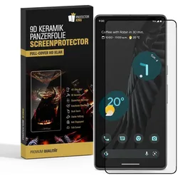 2x 9D Keramik-Glass für Google Pixel 6 3D KLAR Panzerfolie Displayschutz Schutzfolie Ceramic Screen-Protector