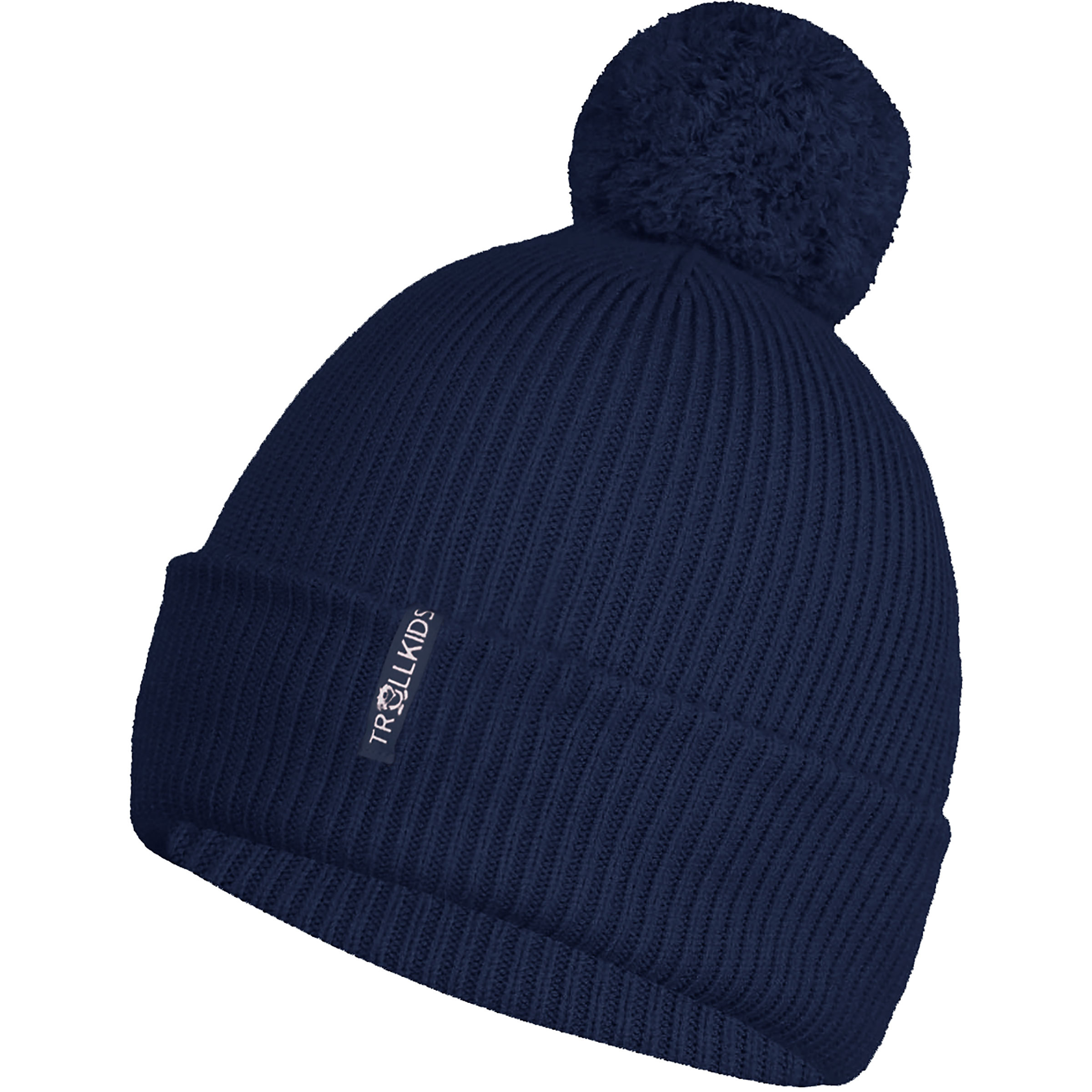 Trollkids Holmenkollen Bobble Kinder Mützen & Beanies blau Größe 48 Lifestyle Schnell trocknend