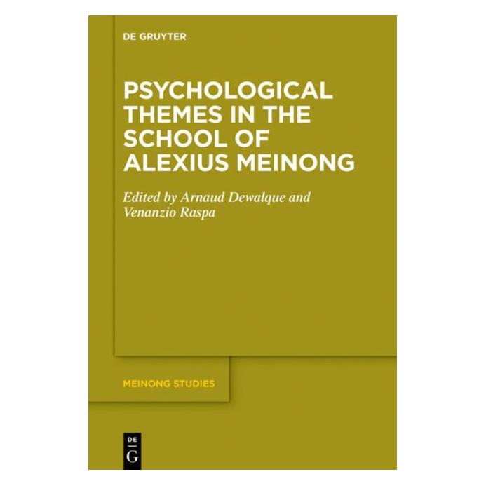 De Gruyter Psychological Themes in the School of A (Englisch, Hardcover, Arnaud Dewalque, Venanzio Raspa) (67766262)