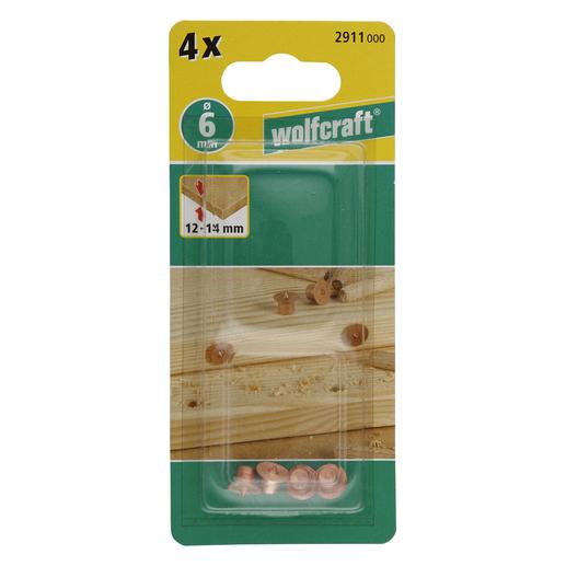 wolfcraft 4 Dübelfix ø8mm (4 Stk.) (2912000)