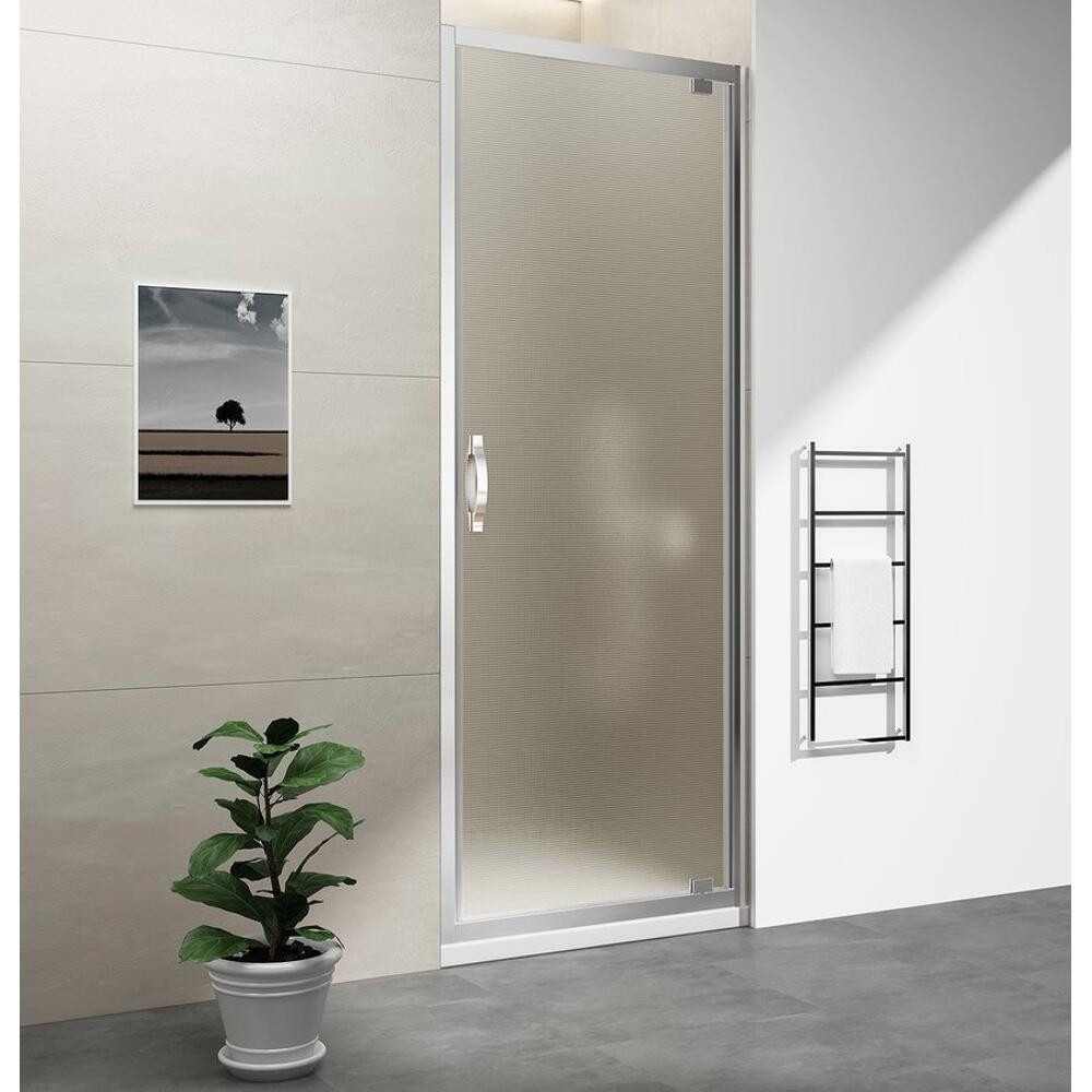 Gelco SIGMA SIMPLY douchedeur met Brick glas, Breedte: 80 cm