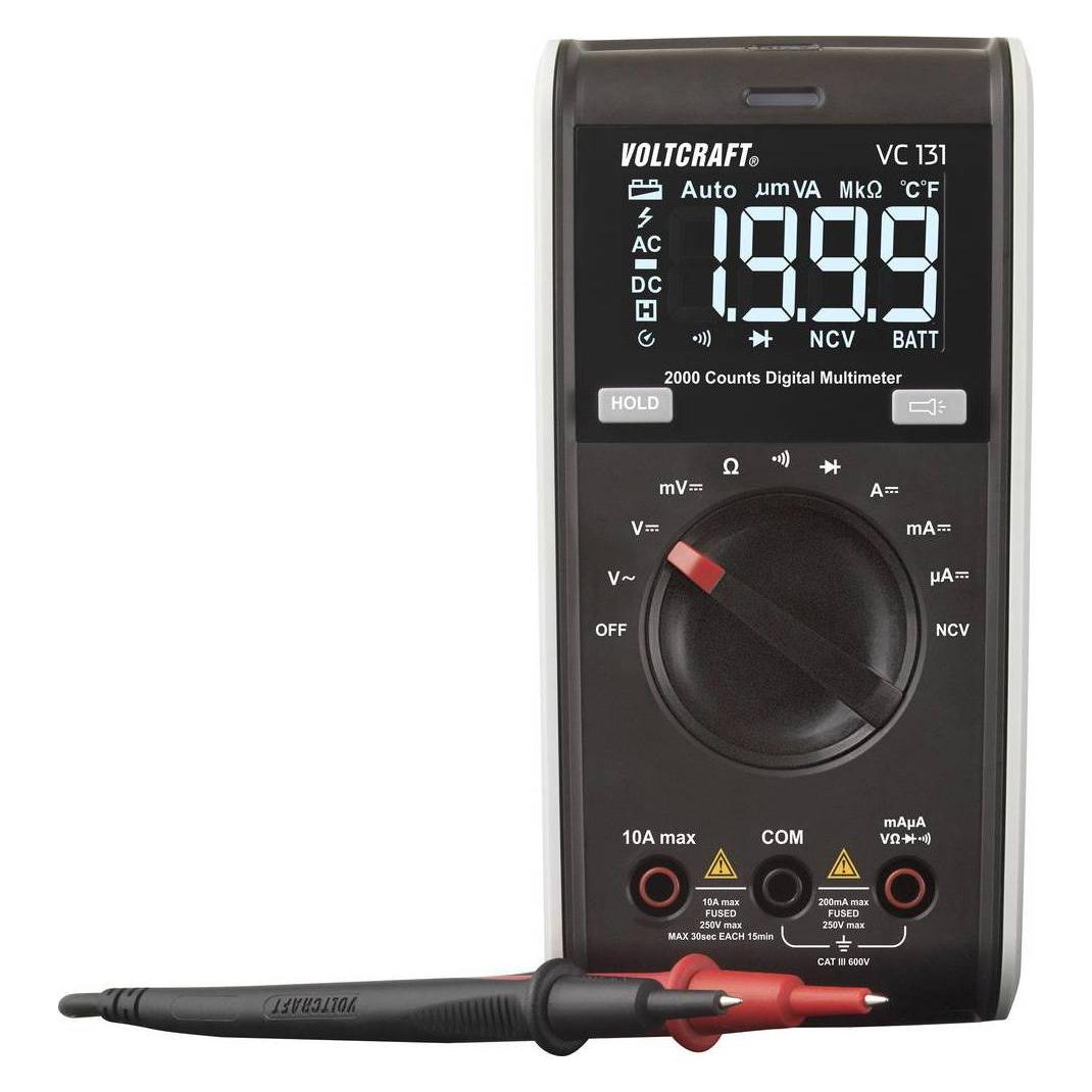 Voltcraft VC131 (ISO) (CAT III 250V, Hand-Multimeter) (VC-12922600)