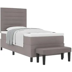 vidaXL, Boxspringbett, Damenia (Linien-Design) (80 x 200 cm)
